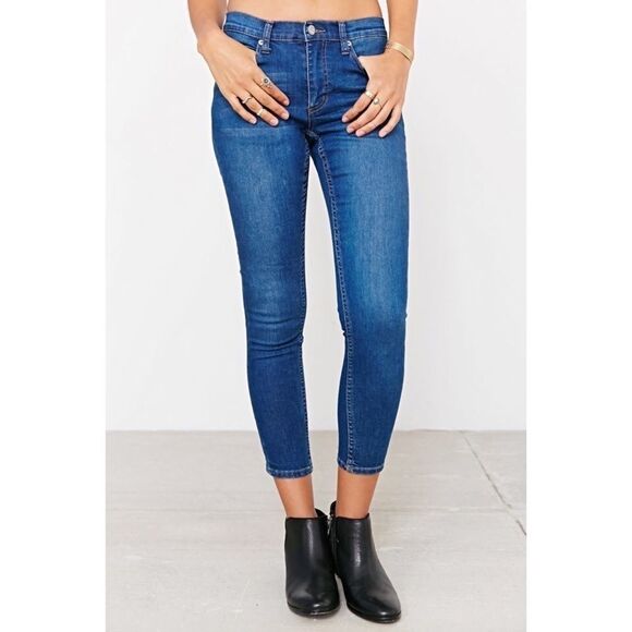 Cheap Monday Prime Cropped Sonic Skinny Jeans 24 - Picture 2 of 12